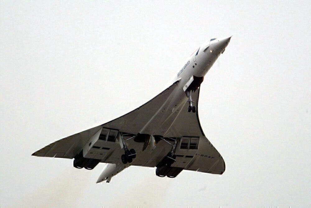 A British Airways Concorde