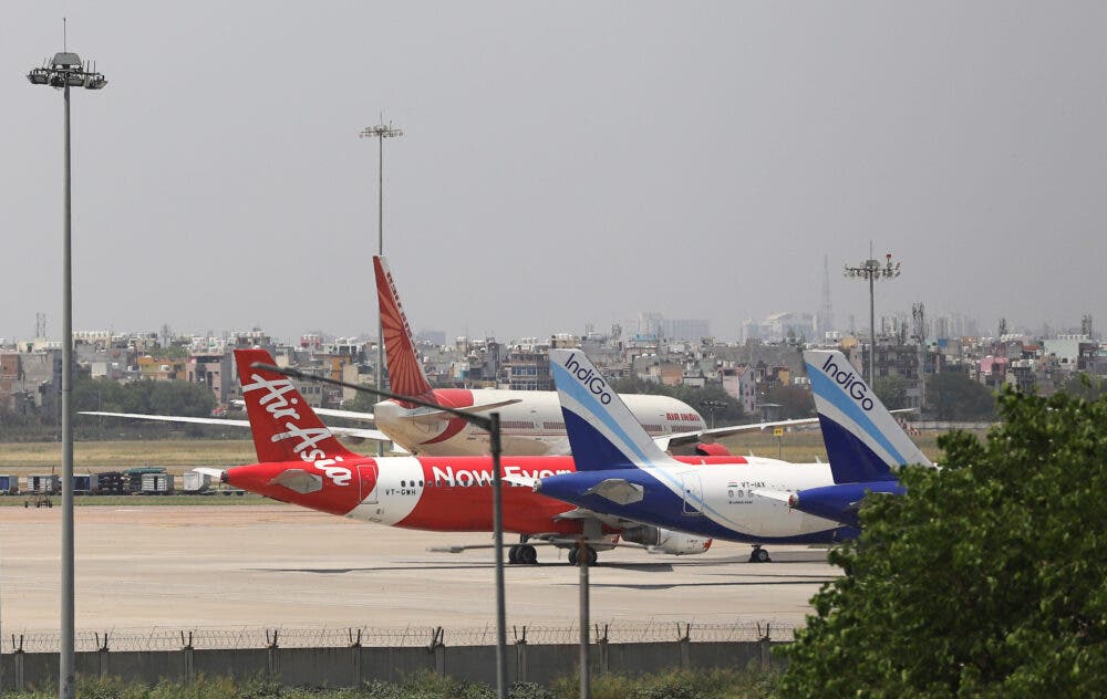 IndiGo AirAsia Air India Delhi Airport